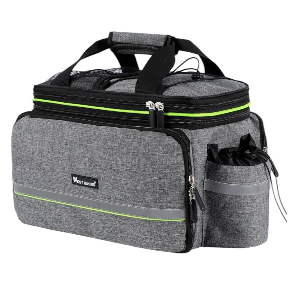 WEST BIKING Bicycle Trunk Bag Rear Rack Pack Bag MTB Bike Carrier Pannier 20-35L